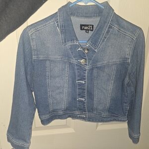 Rue21 Light Blue Denim Jacket
